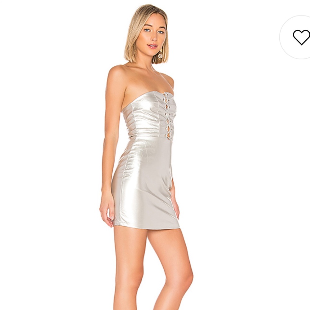 Revolve Silver Dress - image 2